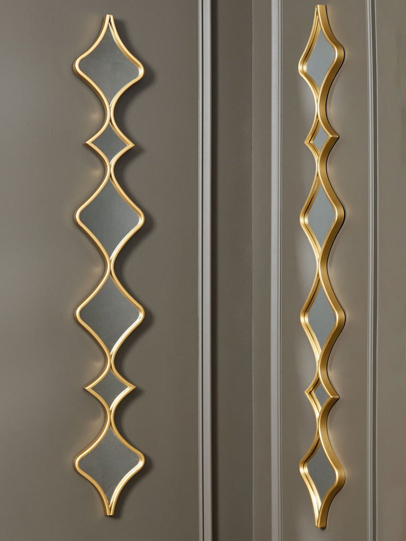 Harriswood - Accent Mirror Set (Set of 2) - Gold Finish