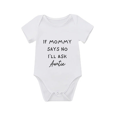 Summer Short Sleeve Baby Romper Bodysuit