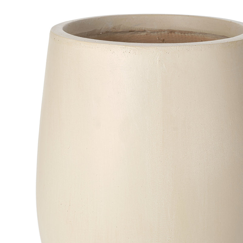 U_STYLE Lightweight Round MGO Outdoor Planter Set - 3 Sizes