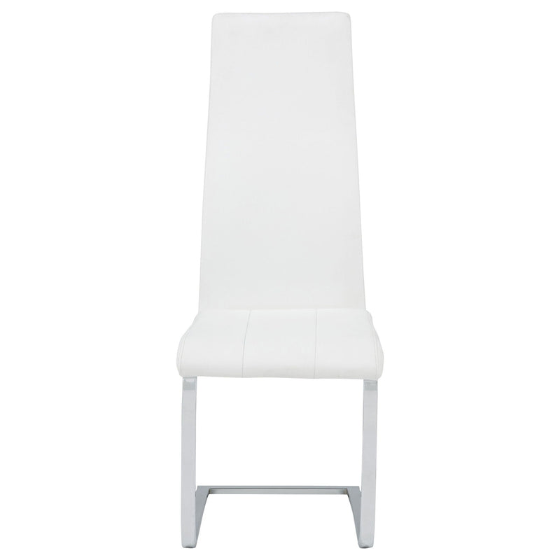 Montclair Upholstered Dining Side Chair White (Set of 4)