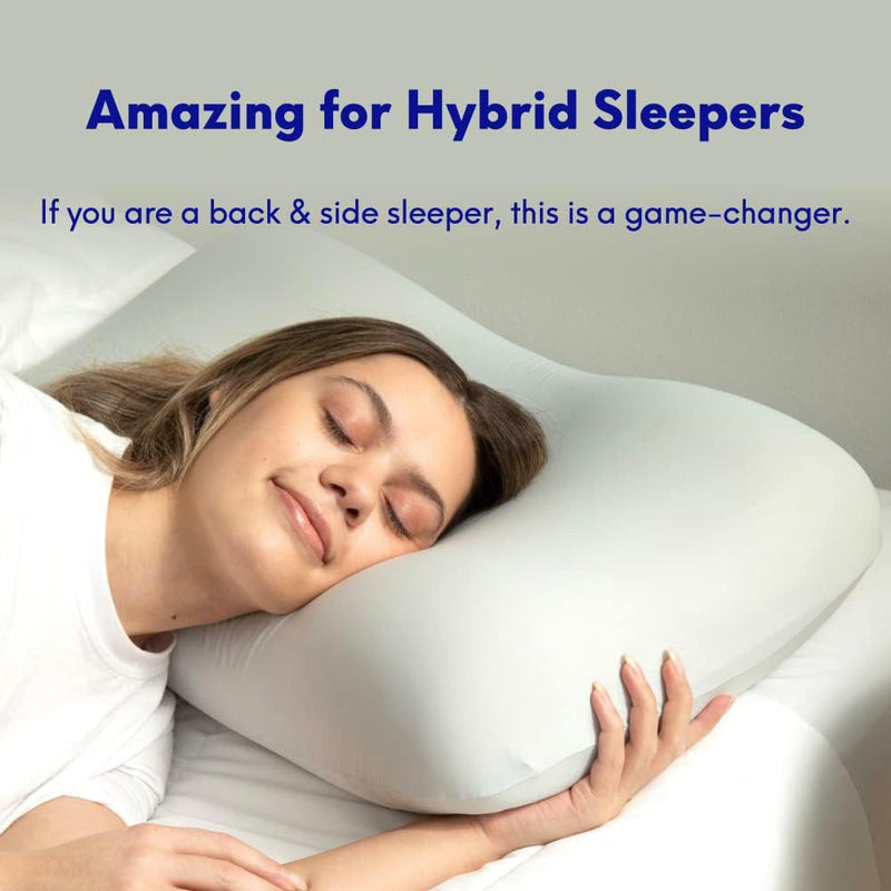 Soap Memory Foam Pillow – Ergonomic Ice Silk Cover for Side & Back Sleepers