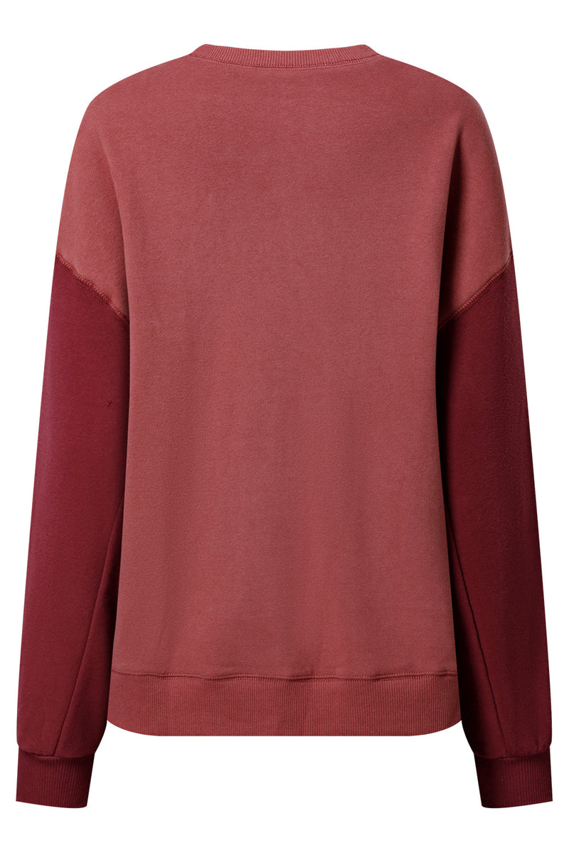 Ella Patchwork Drop Shoulder Pullover