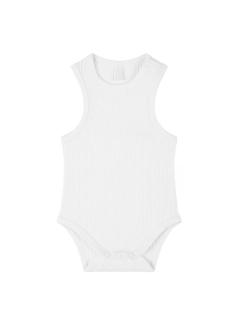 Baby Romper Knitted Ribbed Infant Onesie