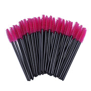 100 Pcs Disposable Eyelash Spoolies Brush Mascara Applicator Lash Wand Lashes Brush Eyebrow Spooly for Extension
