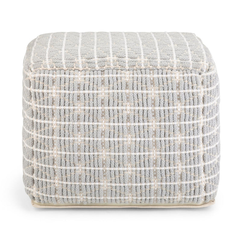 Noreen - Upholstered Square Pouf