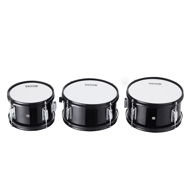 Kids Drum Set, 5-Piece, 16 In Beginner Full Drum Set With Bass Toms Snare Floor Drum Adjustable Throne Cymbal Hi-Hat Pedal And Two Pairs Of Drumsticks, Starter Drum Kit For Child Kids, Black