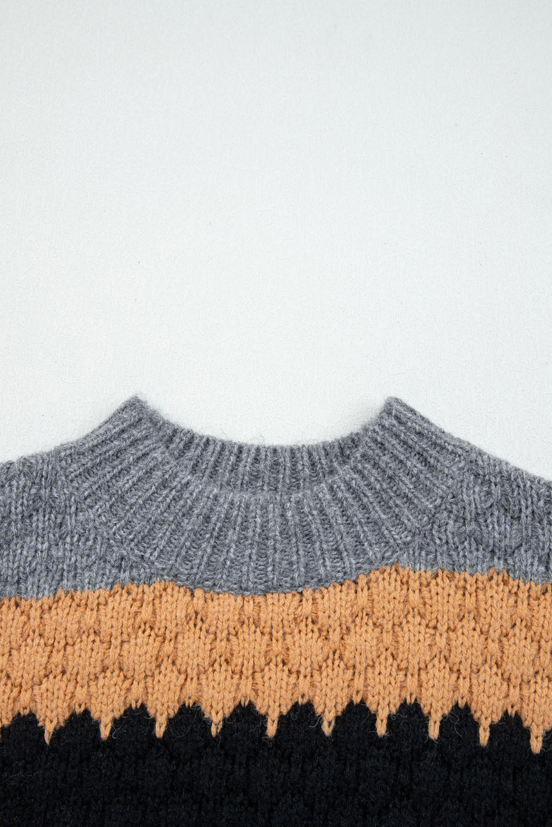 Abigail Block High Baggy Sweater