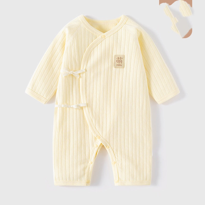 Newborn Baby Bodysuit Boneless Onesie Long Sleeves