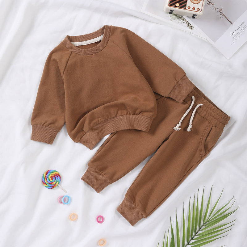 Children's Homewear Sweatshirt And Pants Set