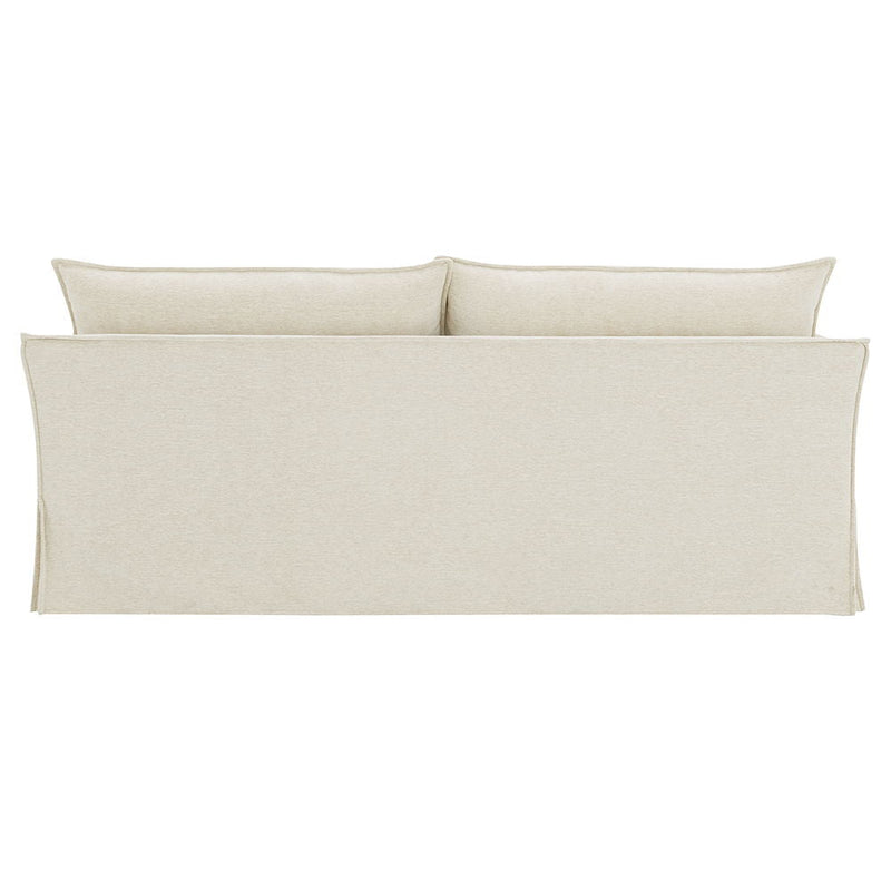 Shane - Sofa With 2 Pillows - Beige Linen