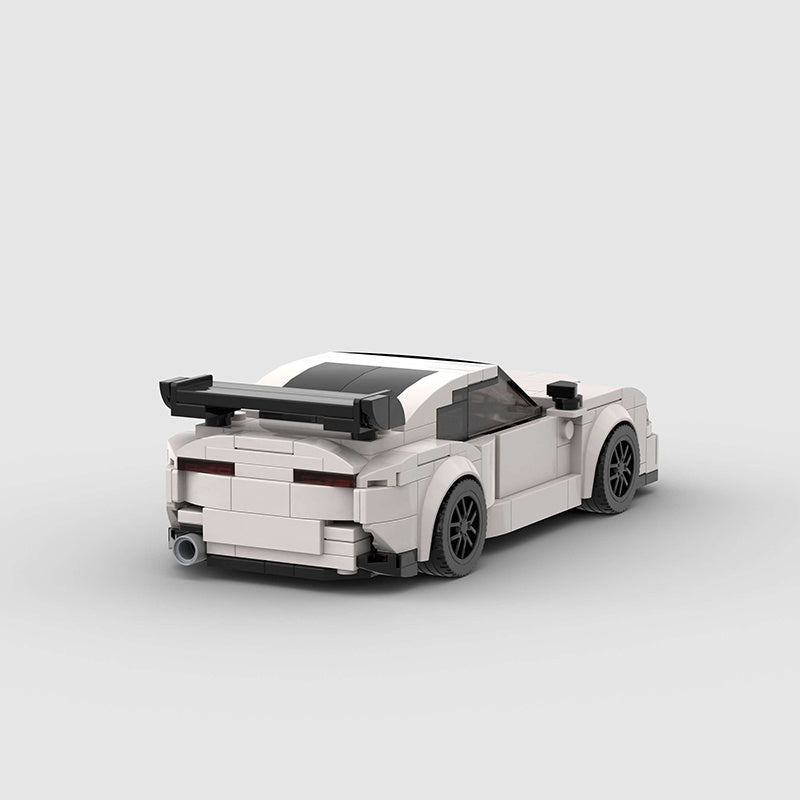 Building Blocks Suitable For Japanese GTR Sports Car Series Boys 8 Grids