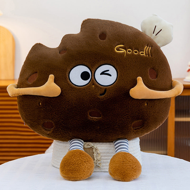 Large Waist Cushion Nap Pillow A Plush Toast Toy