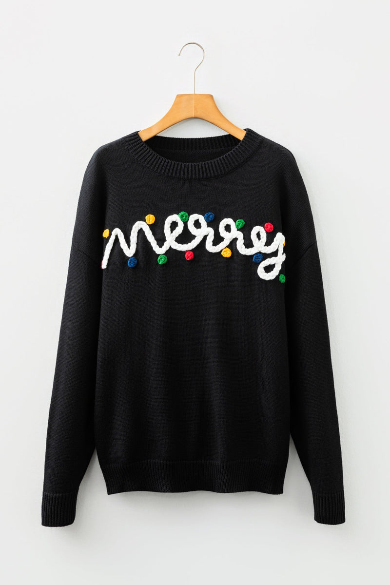Darcy Christmas Drop Shoulder Sweater