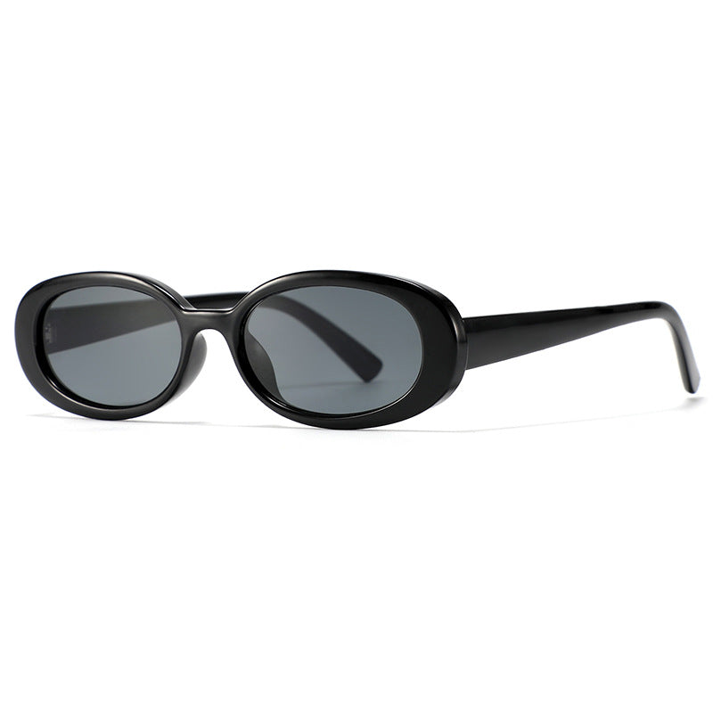 European And American Personality Small Frame Sunglasses Women's Fashion Oval
