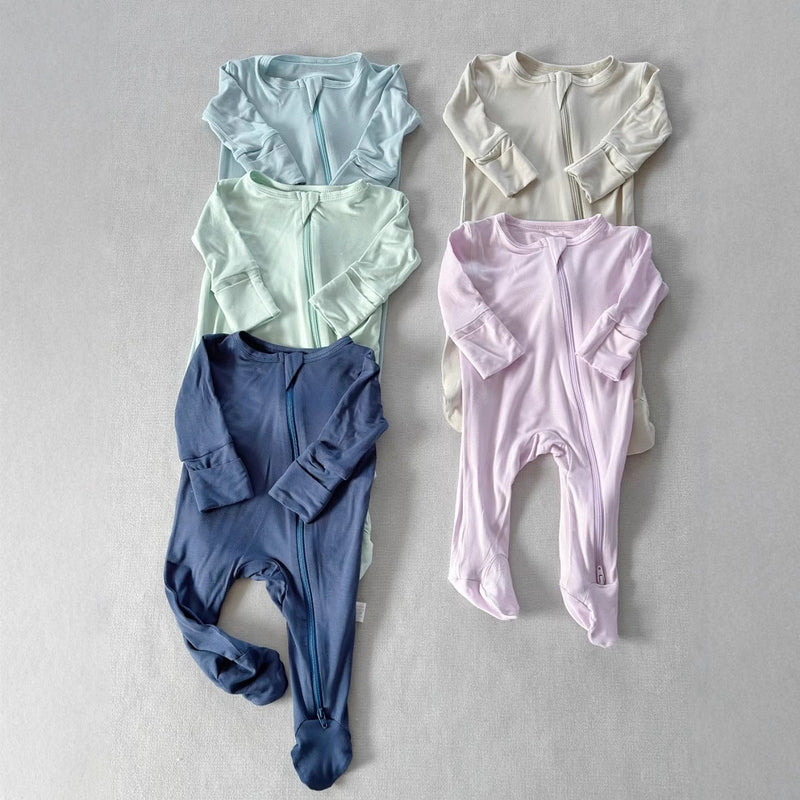 Baby Footed Zip-up Romper Onesie