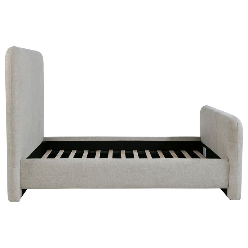 Wren Upholstered Queen Panel Bed Grey