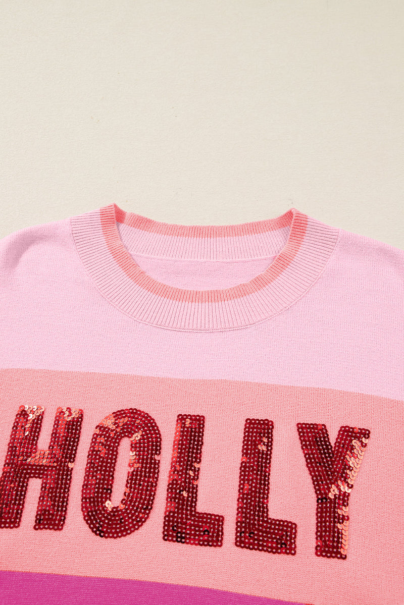 Elizabeth Jolly Color Block Sweater