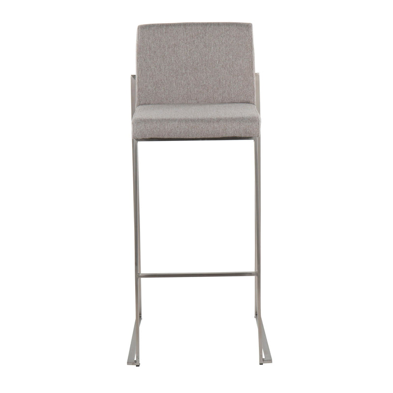 Fuji - Contemporary And Modern Elegance High Back Barstool