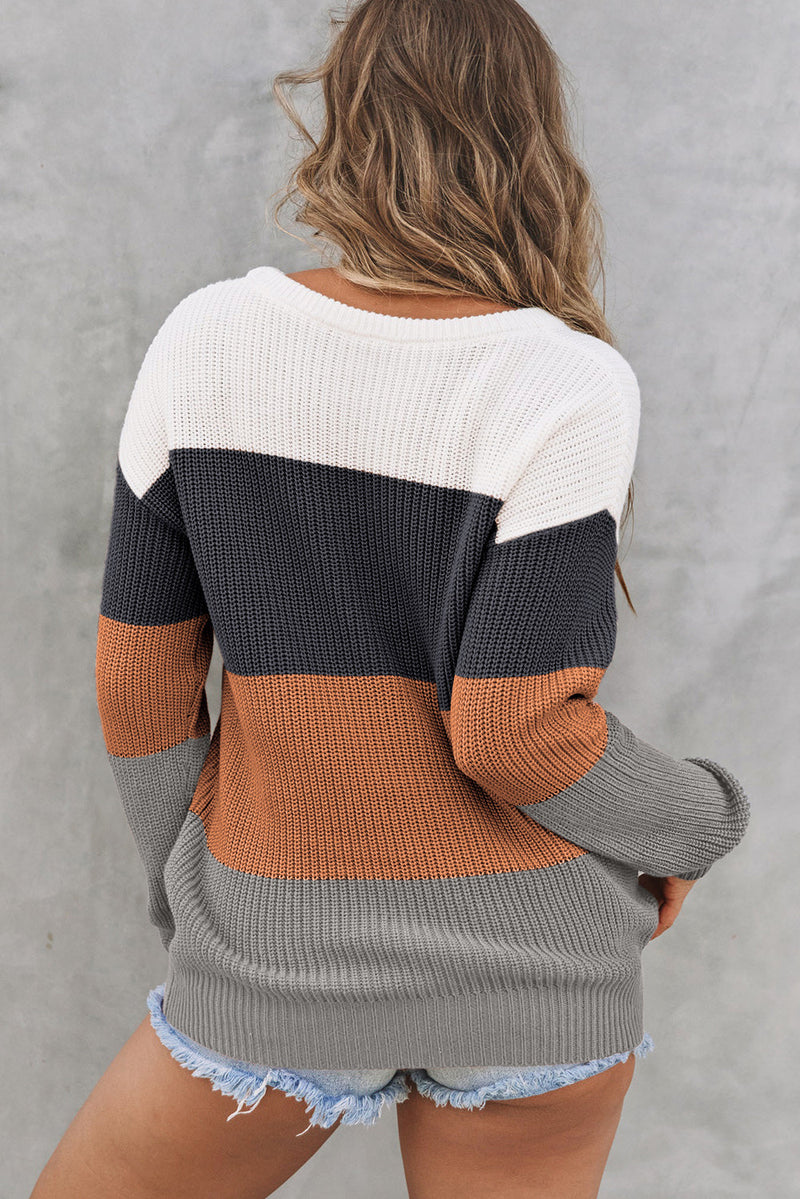 Millie Knitted O Pullover Sweater