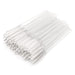 100PCS Eyelash Mascara Brushes, Disposable Lash Spoolies, Crystal Mascara Wands Makeup Kits for Eyelash Extensions and Eyebrow (Pink)
