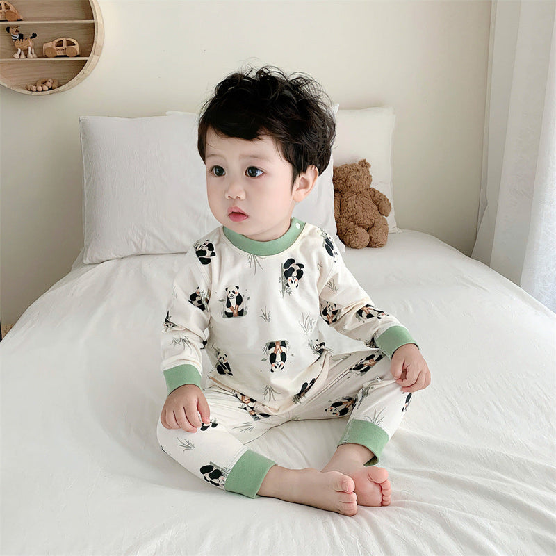 Children's Autumn Clothing Set Pure Cotton