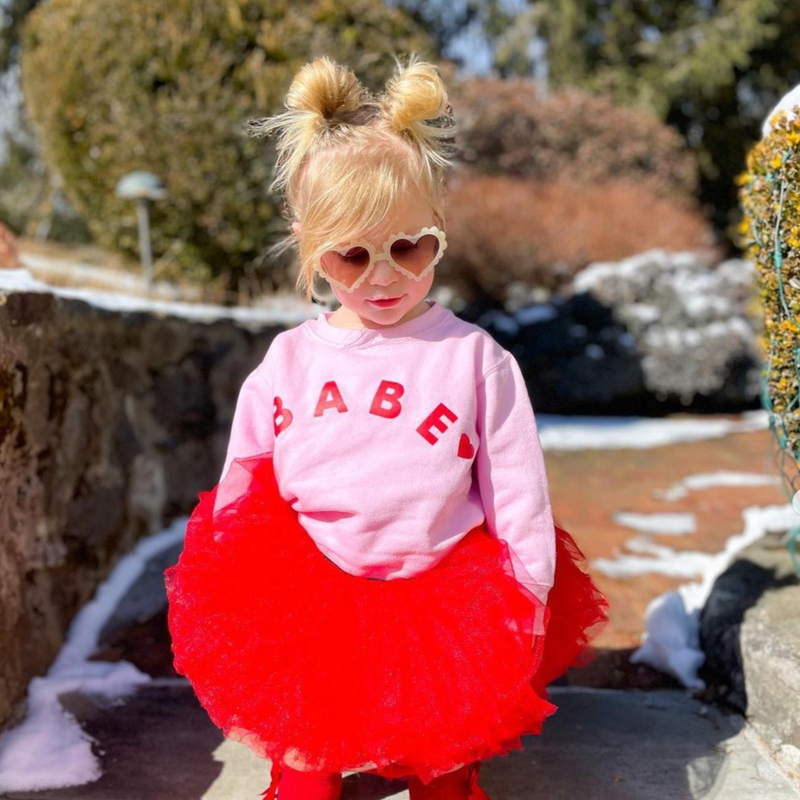 Babe (Two Hearts)  - Child Sweater