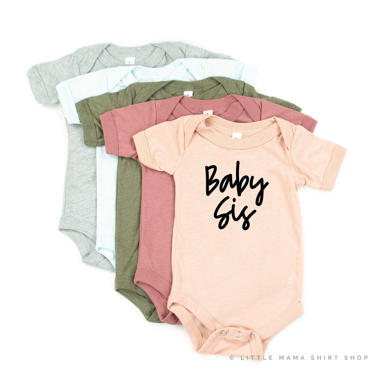 Baby Sis (Cursive) - Child Tee
