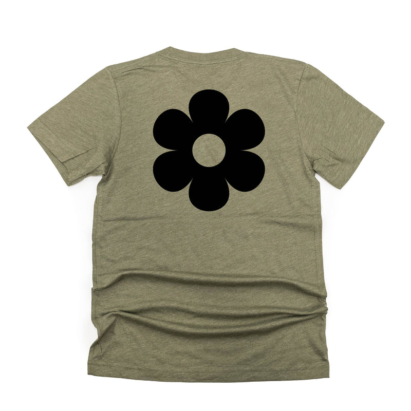 I'm Not a Regular Teacher I'm a Cool Teacher - Flower (f & b) - Unisex Tee