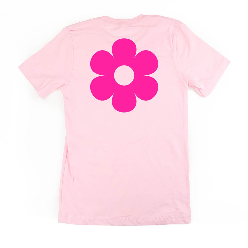 I'm Not a Regular Teacher I'm a Cool Teacher - Flower (f & b) - Unisex Tee