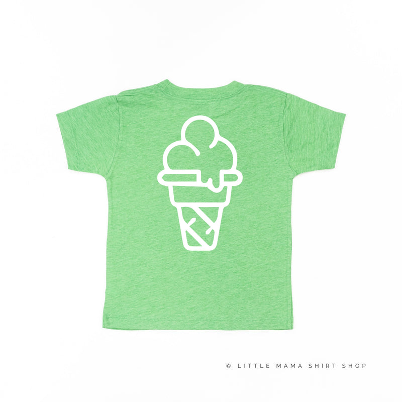 Team Ice Cream - Single Cone on Back - Child Tee