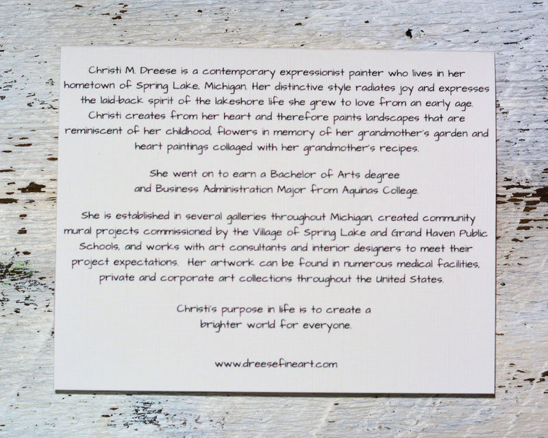 Notecard- White River Lighthouse, Whitehall, Michigan