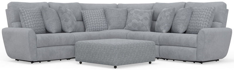 Majesty - Deep Seating Power Reclining Sectional And Ottoman
