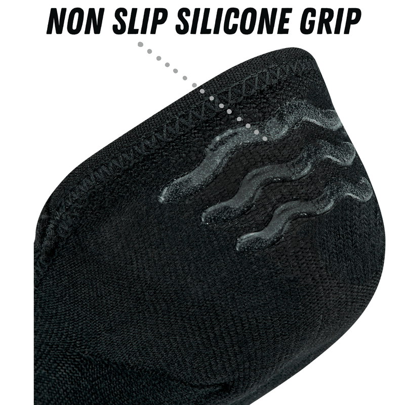 Bamboo Sports Super Low Cut No Show Bamboo Rayon Socks- Breathable, Moisture Wicking, Odor Eliminating, 4 Pair