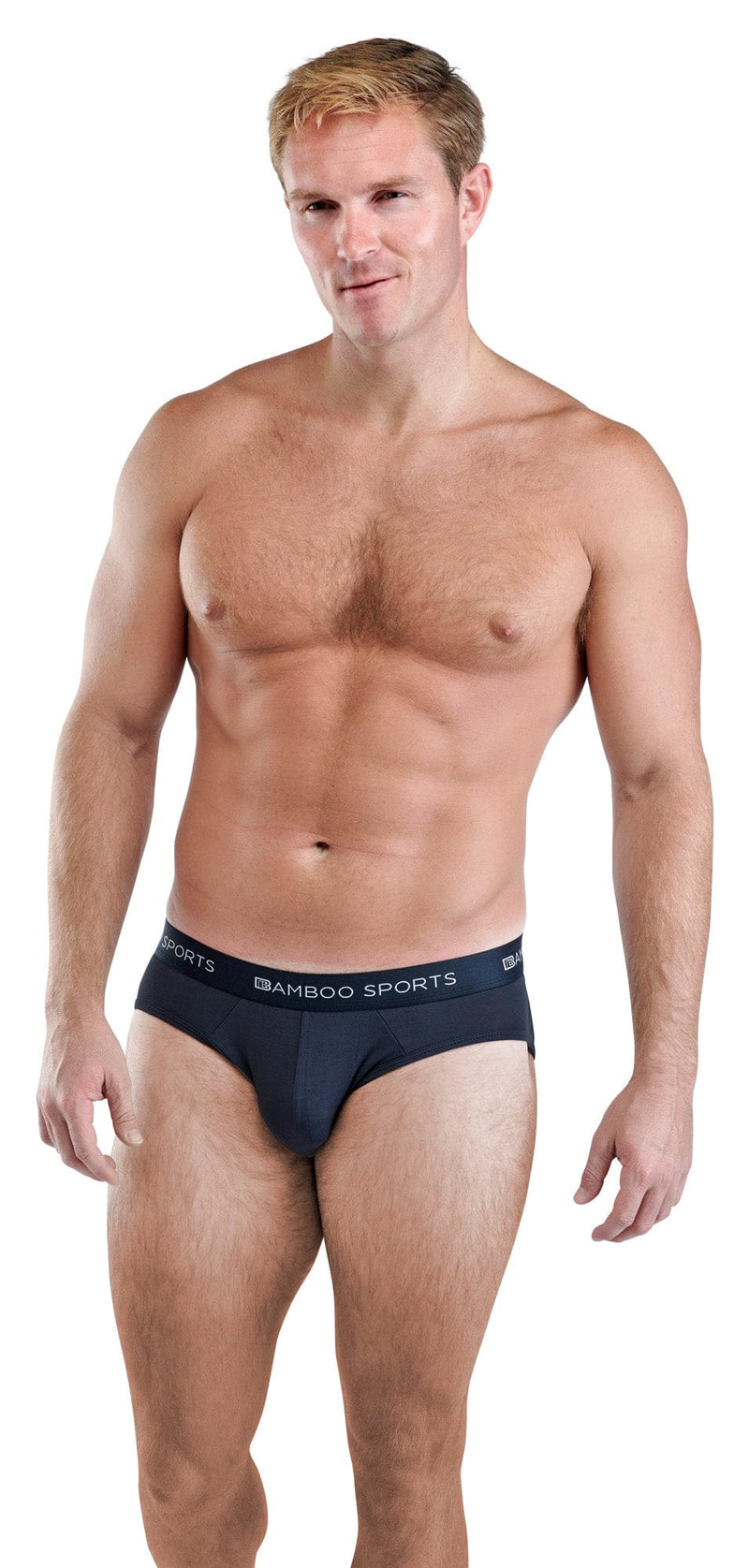 Men's Bamboo Rayon No Fly Briefs Available in all sizes & 3 Colors, 4 Pack