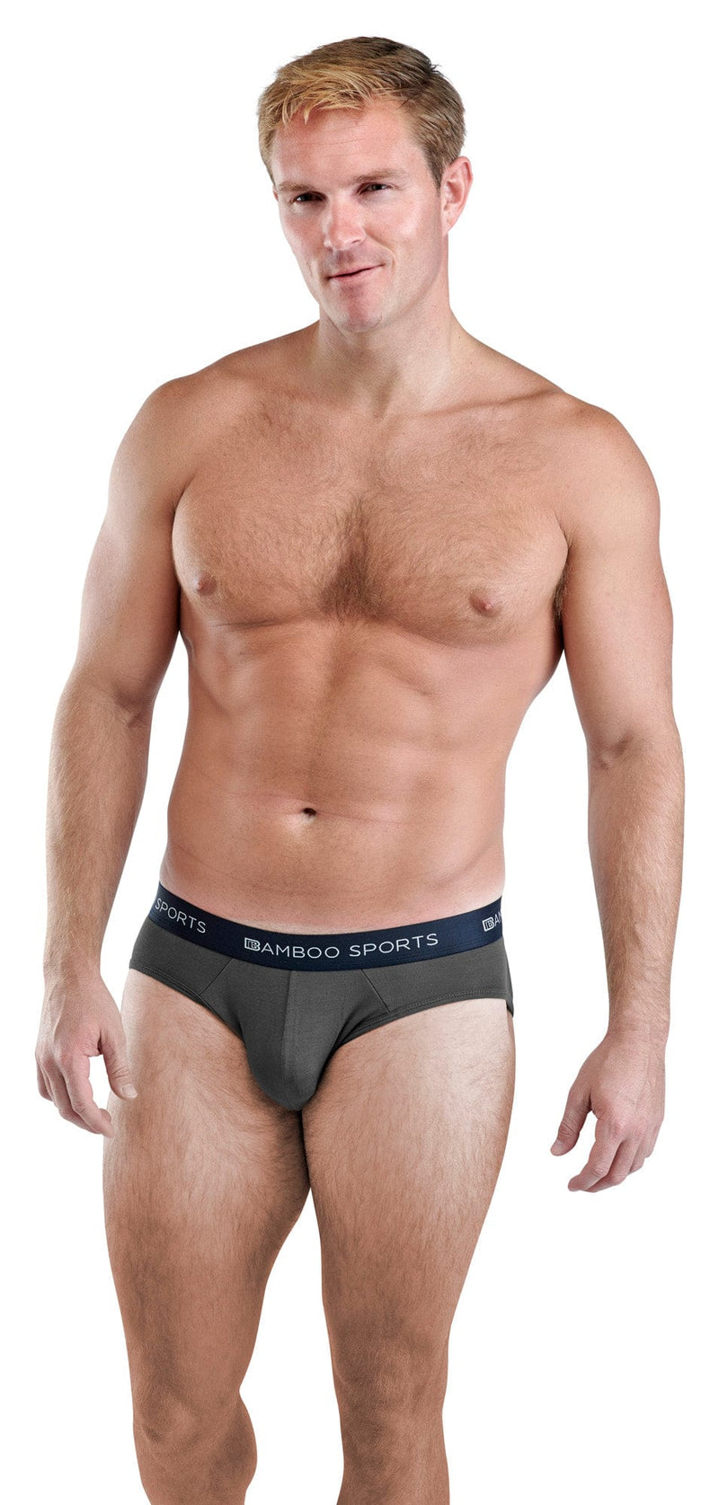 Men's Bamboo Rayon No Fly Briefs Available in all sizes & 3 Colors, 4 Pack
