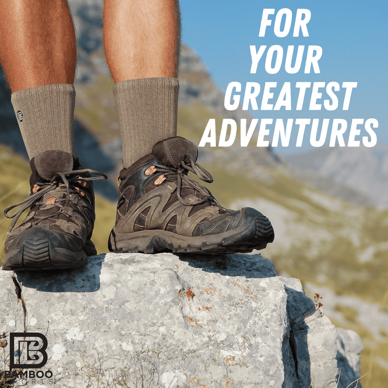 Premium Bamboo Rayon Crew Socks