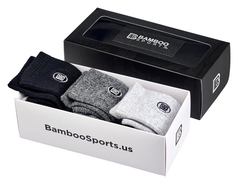 Premium Bamboo Rayon Crew Socks Gift Box