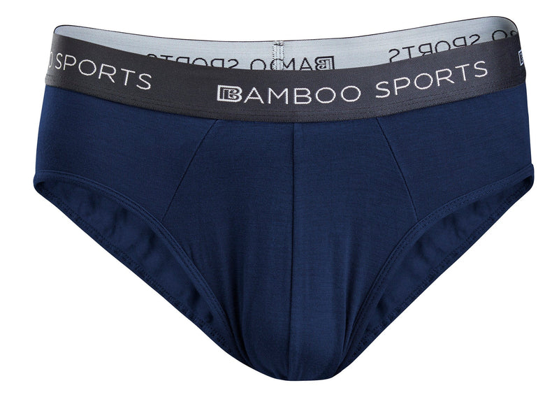 Men's Bamboo Rayon No Fly Briefs Available in all sizes & 3 Colors, 4 Pack