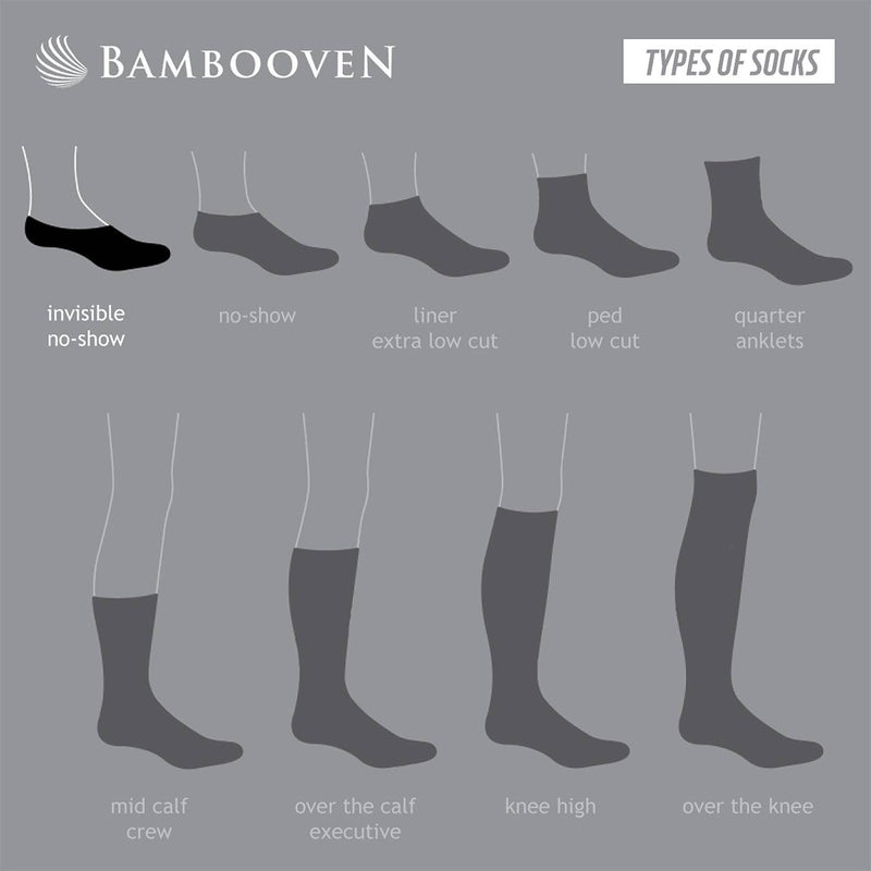 Women’s Bamboo No-Show Socks 6-Pack | Invisible, Breathable, Moisture-Wicking Socks - 612