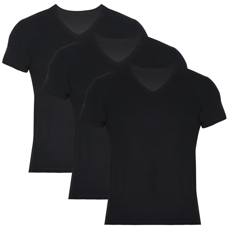 Men's Bamboo V-Neck Undershirt (3 Pack)