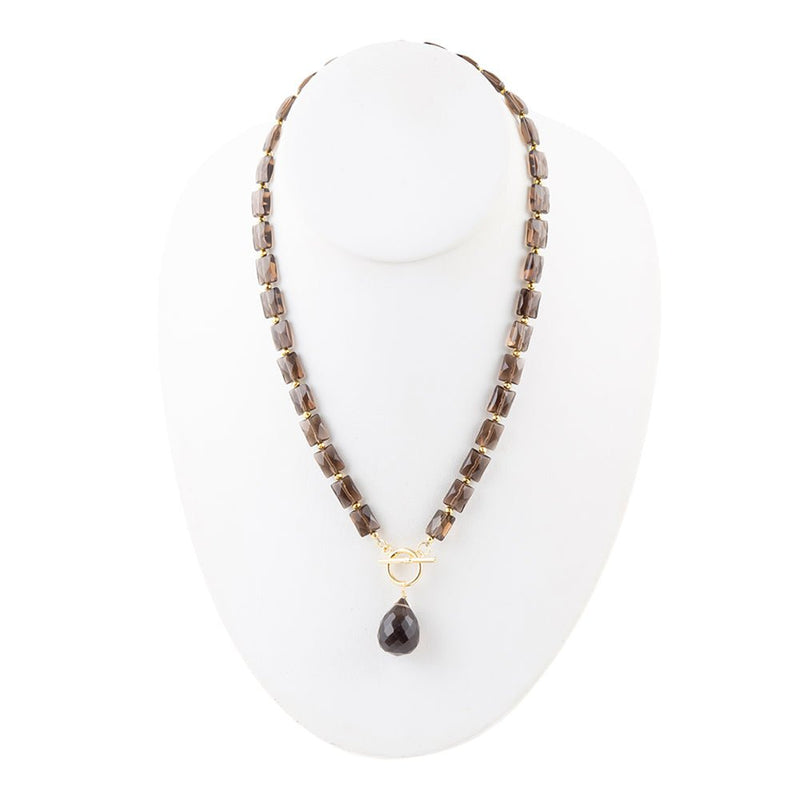 Baron Smoky Quartz Charm Necklace