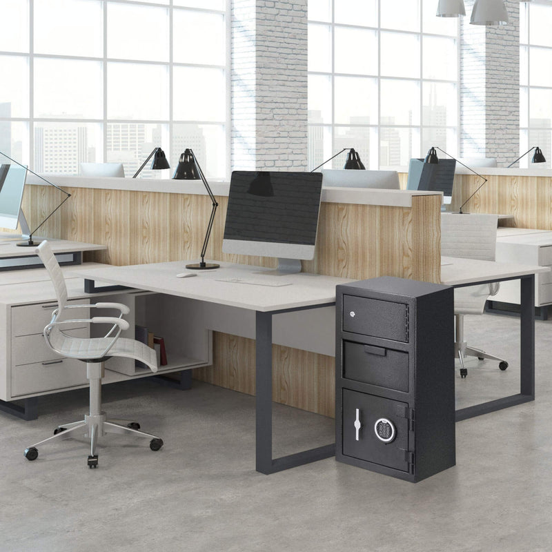 Barska 0.78 CF Heavy-Duty Large Steel Depository Safe With Digital Keypad (SAK75106)