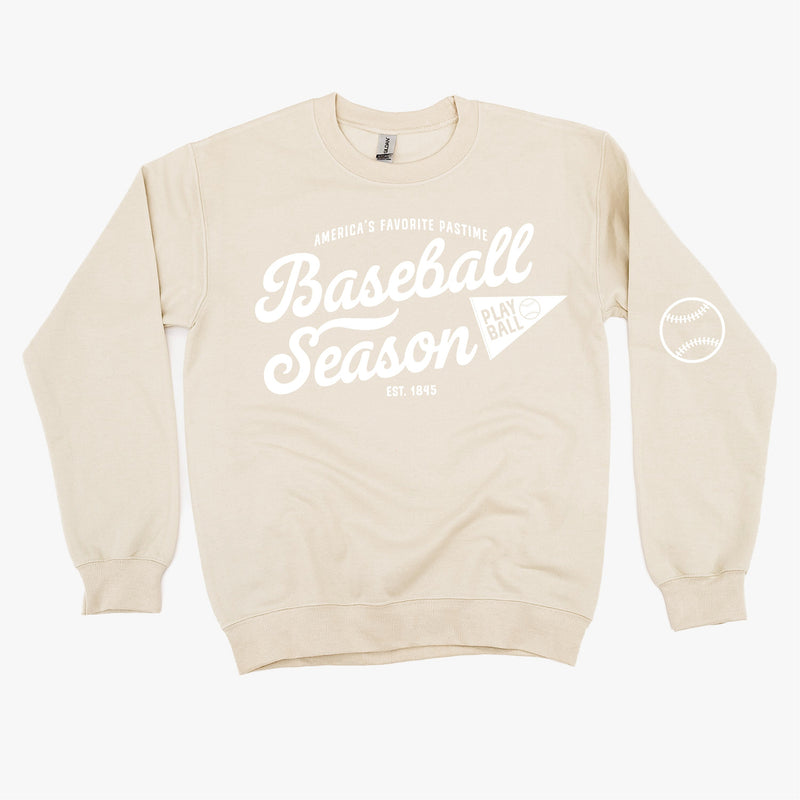 Baseball Season Est. 1845 - Custom Number - BASIC Fleece
