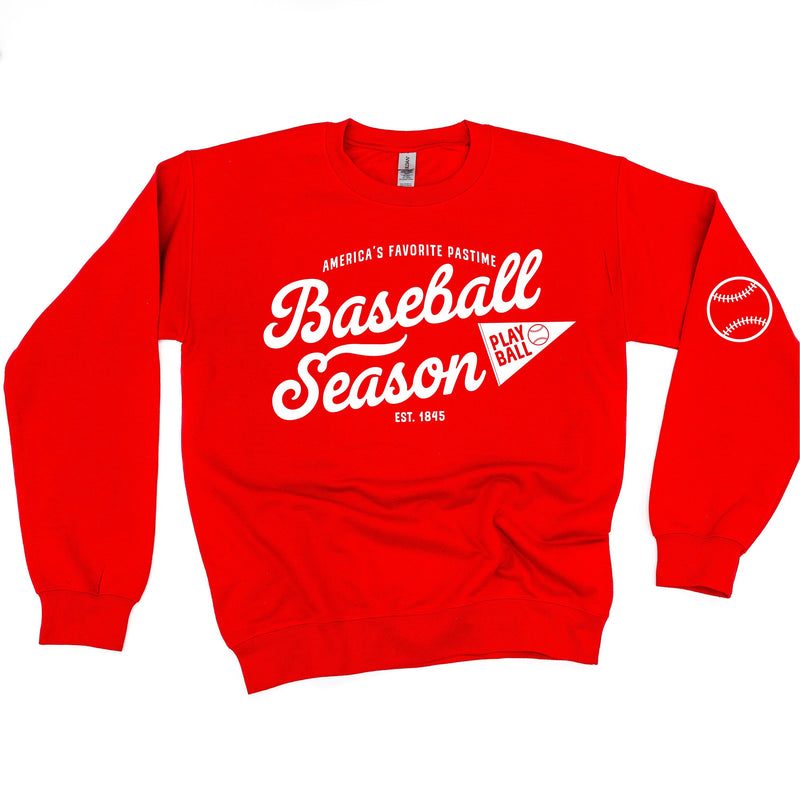 Baseball Season Est. 1845 - Custom Number - BASIC Fleece