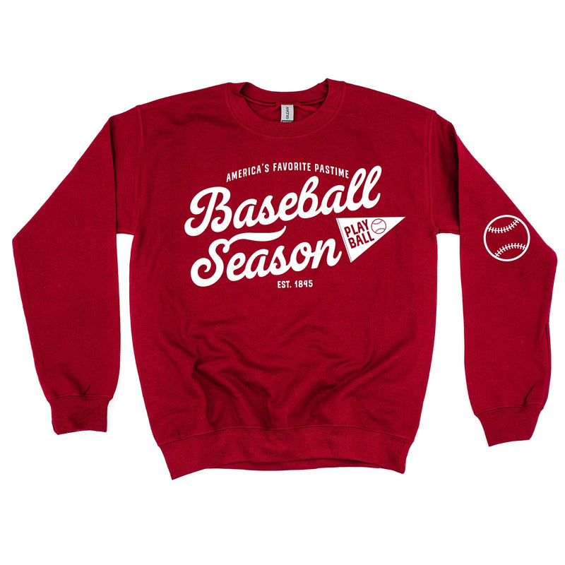 Baseball Season Est. 1845 - Custom Number - BASIC Fleece