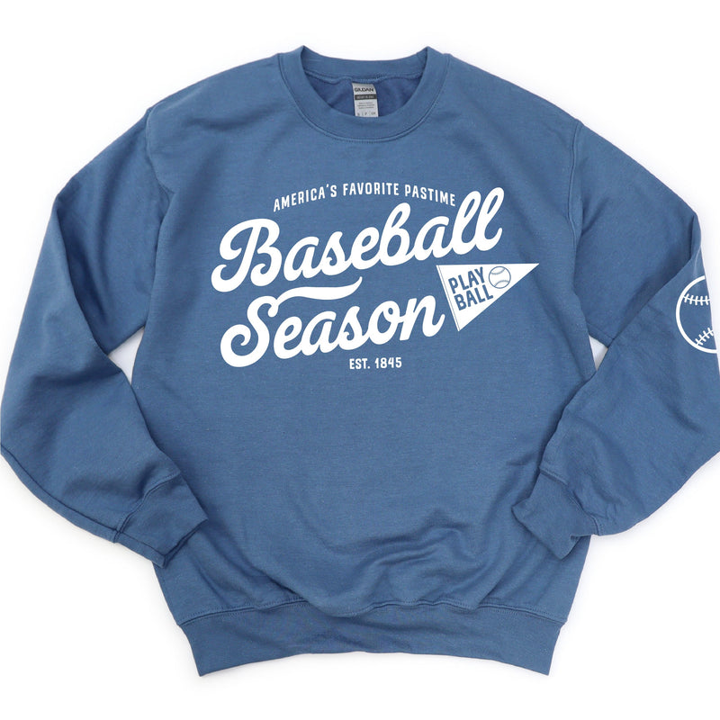 Baseball Season Est. 1845 - Custom Number - BASIC Fleece