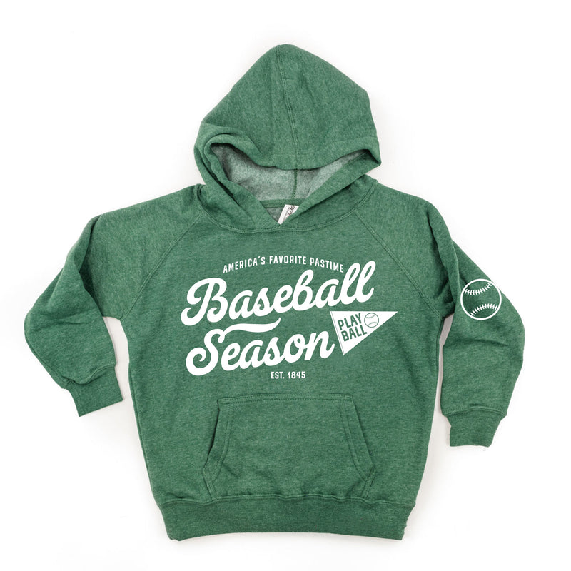 Baseball Season Est. 1845 - Custom Number - Child Hoodie