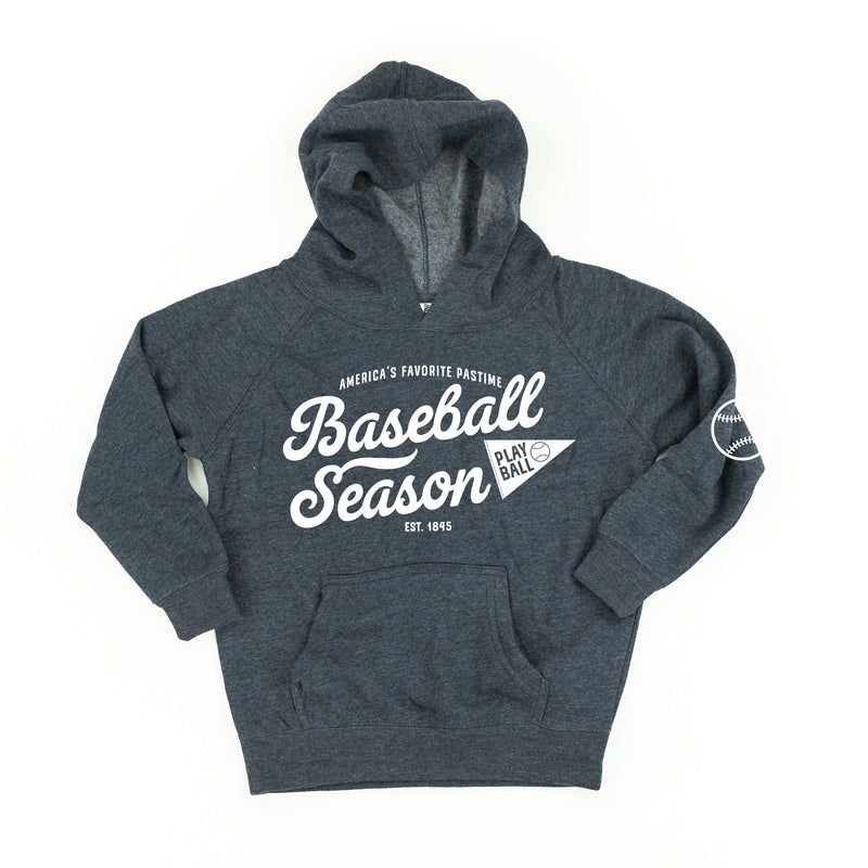 Baseball Season Est. 1845 - Custom Number - Child Hoodie