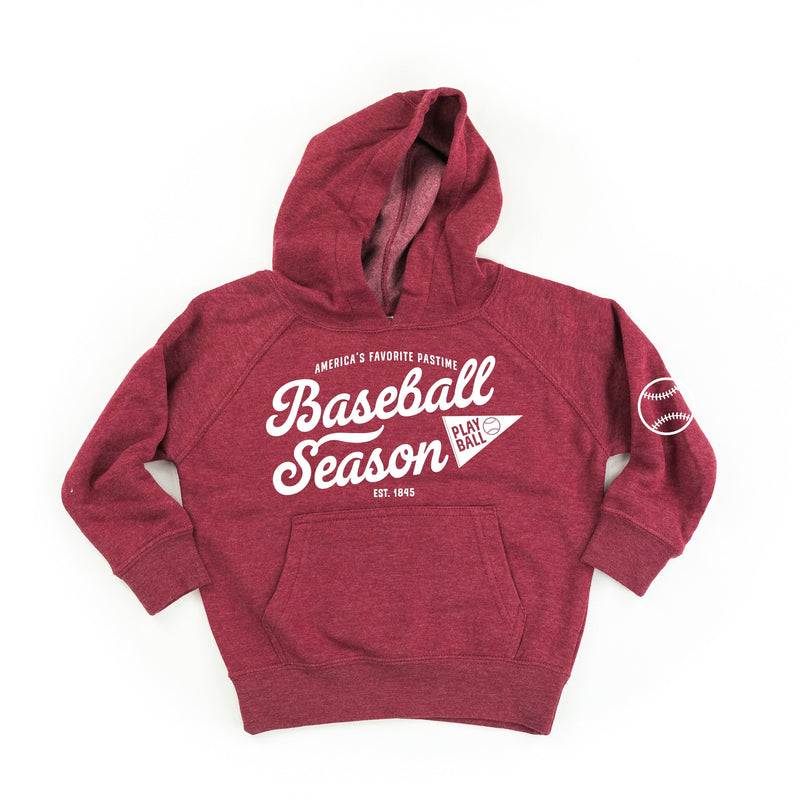 Baseball Season Est. 1845 - Custom Number - Child Hoodie