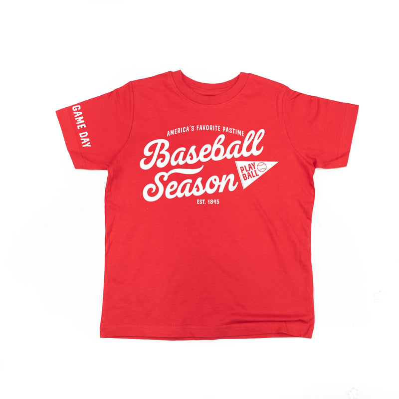 Baseball Season Est. 1845 - Custom Number - Child Tee